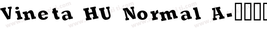 Vineta HU Normal A字体转换